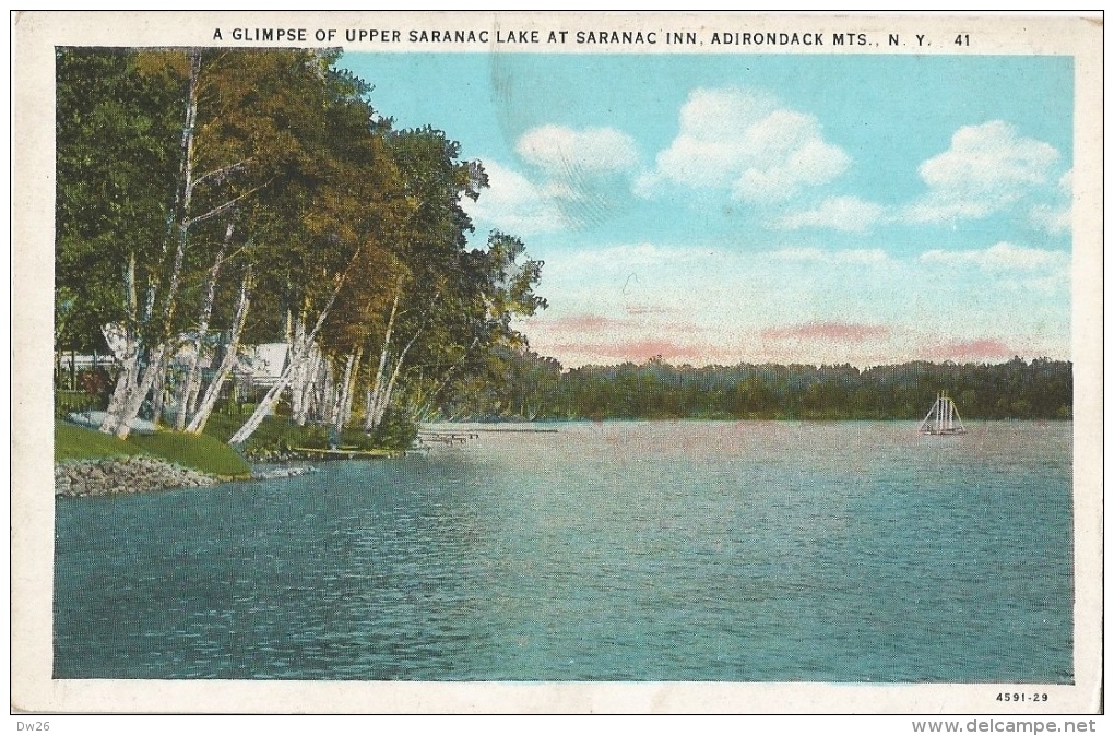 A Glimpse Of Upper Saranac Lake At Saranac Inn - Adirondack NY - Adirondack