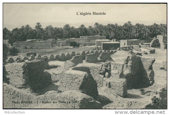 ALGERIE  BISKRA / Ruines Des Forts En Terre / - Biskra
