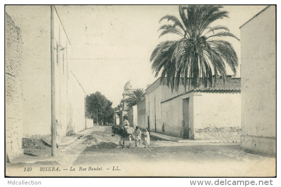 ALGERIE  BISKRA / La Rue Baudet / - Biskra