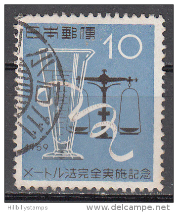 Japan  Scott No. 673    Used    Year 1959 - Gebraucht
