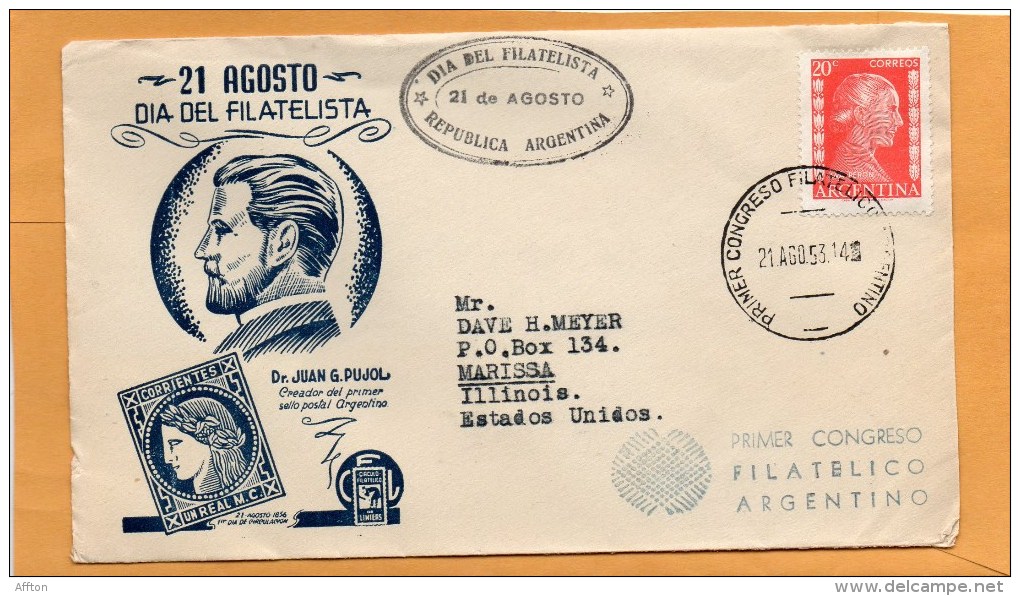 Argentina 1953 FDC - FDC