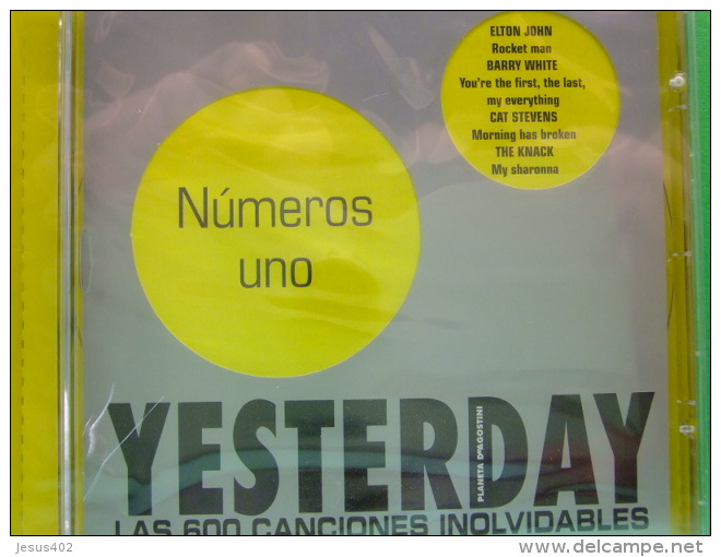 CD Con 13 Canciones YESTERDAY (COLECCIÓN DE PLANETA)13 NUMEROS UNO - ELTON JOHN - DAVID BOWIE - ROD STEWART + OTROS - Verzameluitgaven
