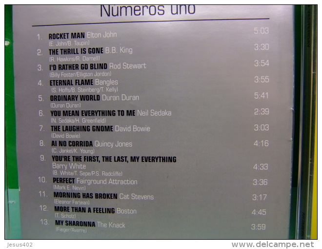 CD Con 13 Canciones YESTERDAY (COLECCIÓN DE PLANETA)13 NUMEROS UNO - ELTON JOHN - DAVID BOWIE - ROD STEWART + OTROS - Collector's Editions