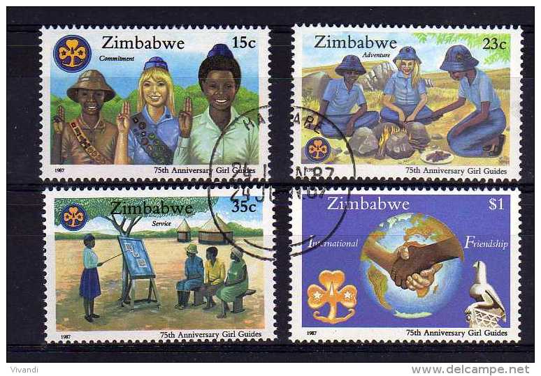 Zimbabwe - 1987 - 75th Anniversary Of Girl Guides - Used/CTO - Zimbabwe (1980-...)