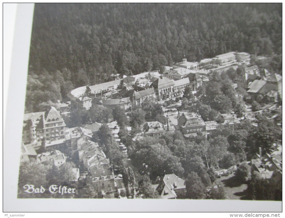 AK / Fotokarte Ca. 1930/40er Jahre Bad Elster Fliegeraufnahme Ungelaufen! Verlag Klinke & Co, Berlin - Bad Elster