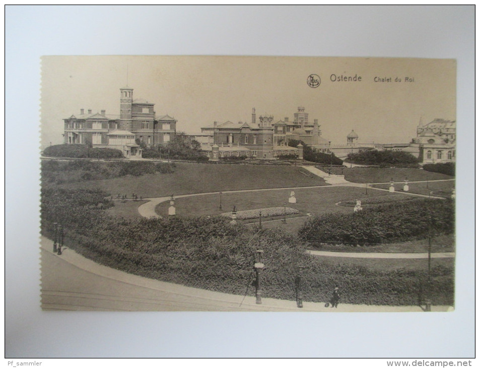 AK / Bildpostkarte Ostende Chalet Du Roi Ca. 1910-20er Jahre Verlag Ern. Thill, Rue Simonis, 20-22, Bruxelles 1. WK - Oostende