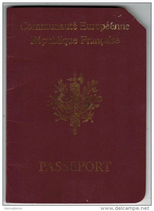 France 1995 Passport Reisepass Passeport Pasaporte #91AE52639 - Historical Documents