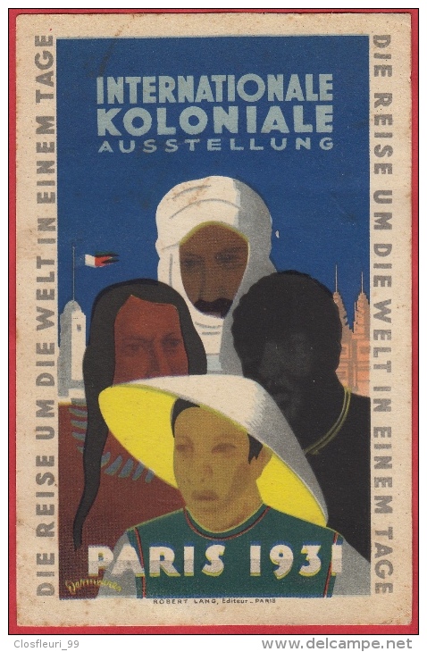 Exposition Coloniale De 1931 à Paris / Editeur Robert Lang / Illustrateur Denneuves /n.é. - Other & Unclassified