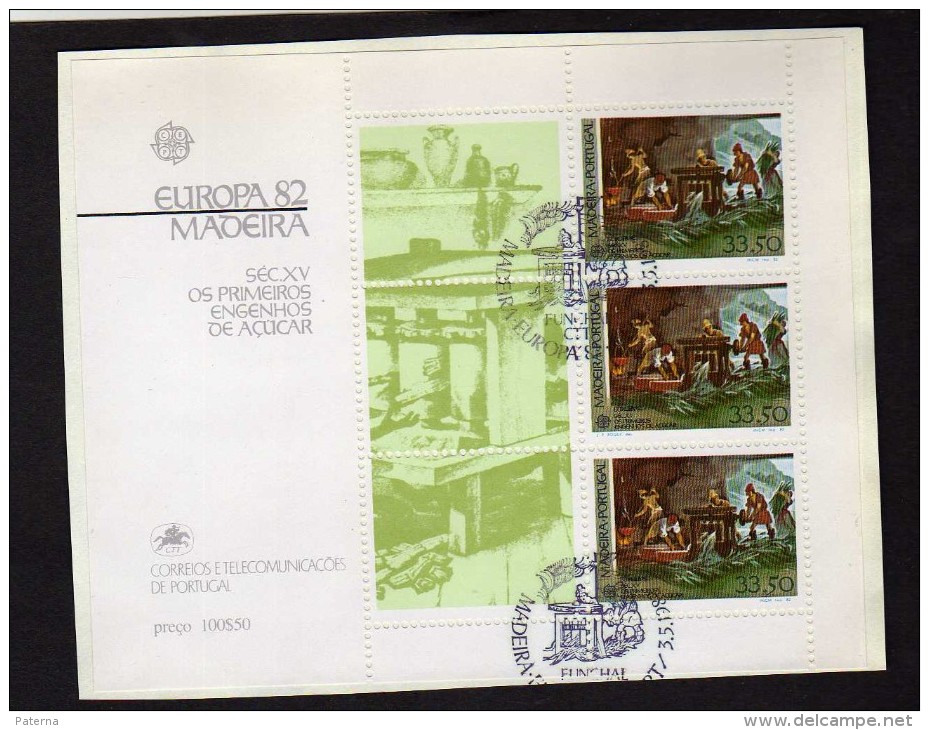 1407  Fragmento HB Europa 82,madeira  Usada , Portugal - Usado