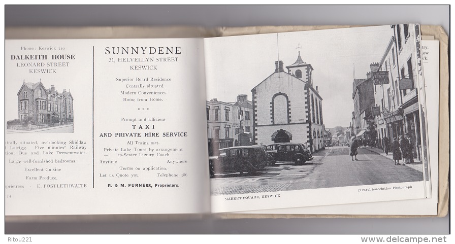 Livret - Keswich On Derwentwater - The Hub Of The Lake District Crosthwaite Church AUSTIN HILLMAN Cockermouth Golf Club - 1900-1949