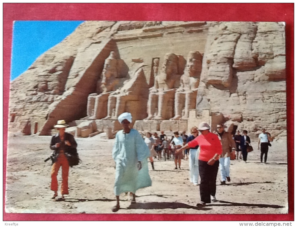 Egypt Abou Simbel Rock Temple Of Ramses II -> Belgium - Tempel Von Abu Simbel