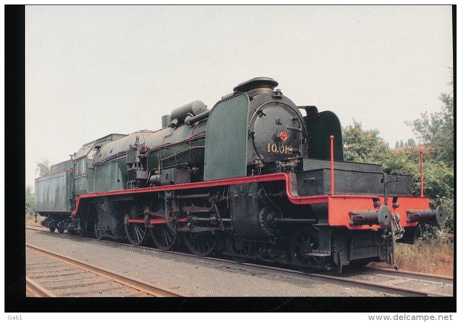 Belgique -- Locomotive  A Vapeur Type 10 - Eisenbahnen