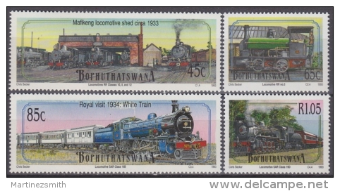 Bophuthatswana 1991 Yvert 298-01, Trains And Steam Engines (II) - MNH - Bofutatsuana