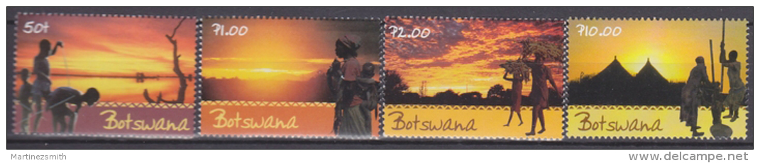 Botswana 2001 Yvert 863-66, Blazing Sky, Landscapes - MNH - Botswana (1966-...)