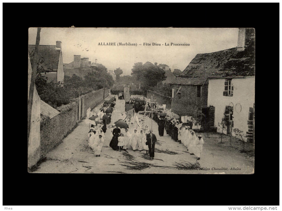 56 - ALLAIRE - Procession - Fête-Dieu - Allaire