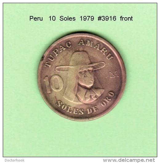 PERU    10  SOLES  1979   (KM # 272.2) - Peru