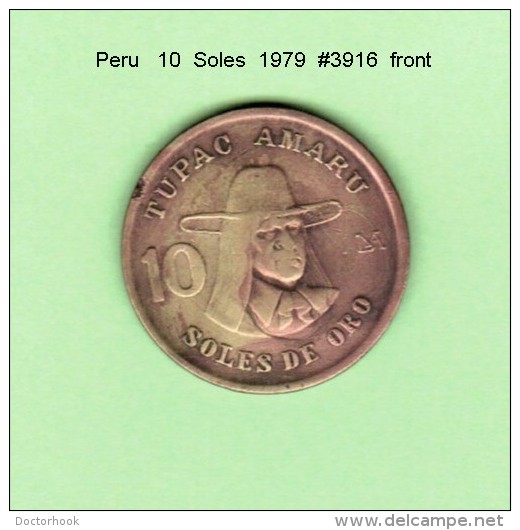 PERU    10  SOLES  1979   (KM # 272.2) - Perú