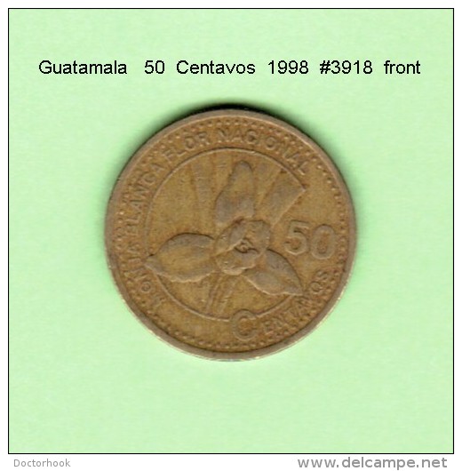 GUATAMALA    50  CENTAVOS  1998   (KM # 283) - Guatemala