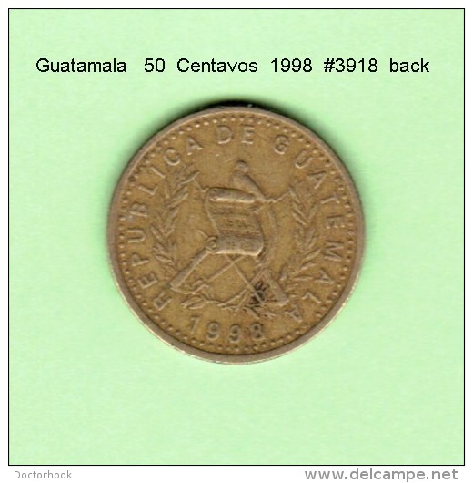 GUATAMALA    50  CENTAVOS  1998   (KM # 283) - Guatemala