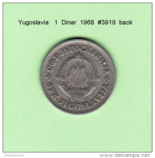 YUGOSLAVIA    1  DINAR  1968   (KM # 48) - Yugoslavia