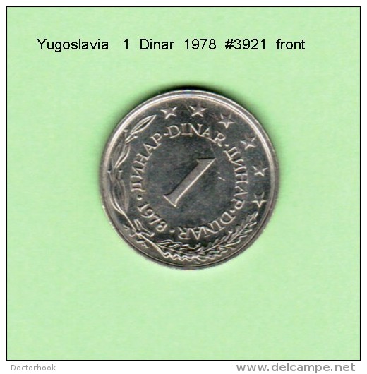 YUGOSLAVIA    1  DINAR  1978   (KM # 59) - Yugoslavia