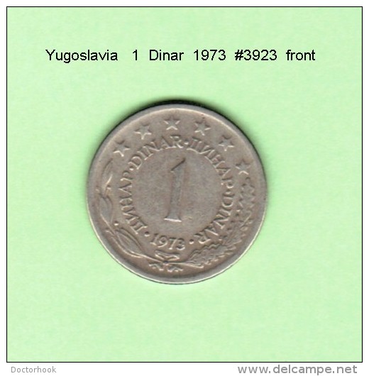 YUGOSLAVIA    1  DINAR  1973   (KM # 59) - Yugoslavia