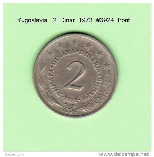 YUGOSLAVIA    2  DINAR  1973   (KM # 57) - Yugoslavia