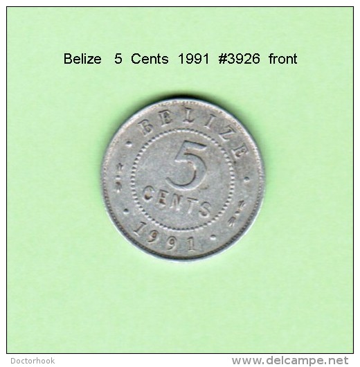 BELIZE    5  CENTS  1991   (KM # 34a) - Belize
