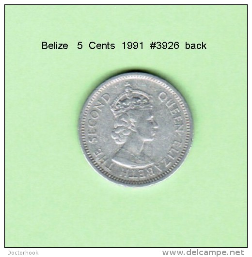 BELIZE    5  CENTS  1991   (KM # 34a) - Belize