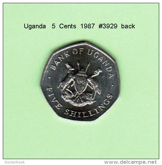 UGANDA   5  CENTS   1987   (KM # 29) - Oeganda