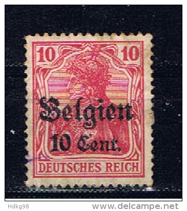 DR Deutsches Reich Belgien 1916 Mi 14 Germania - Occupation 1914-18