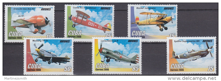 Cuba 2005 Yvert 4357-62, Aviation, Airplanes, MNH - Ongebruikt