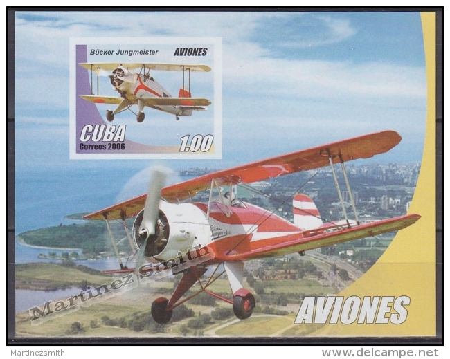 Cuba 2002 Yvert BF 202,  Aviation, Airplane Minaiture Sheet, MNH - Ongebruikt