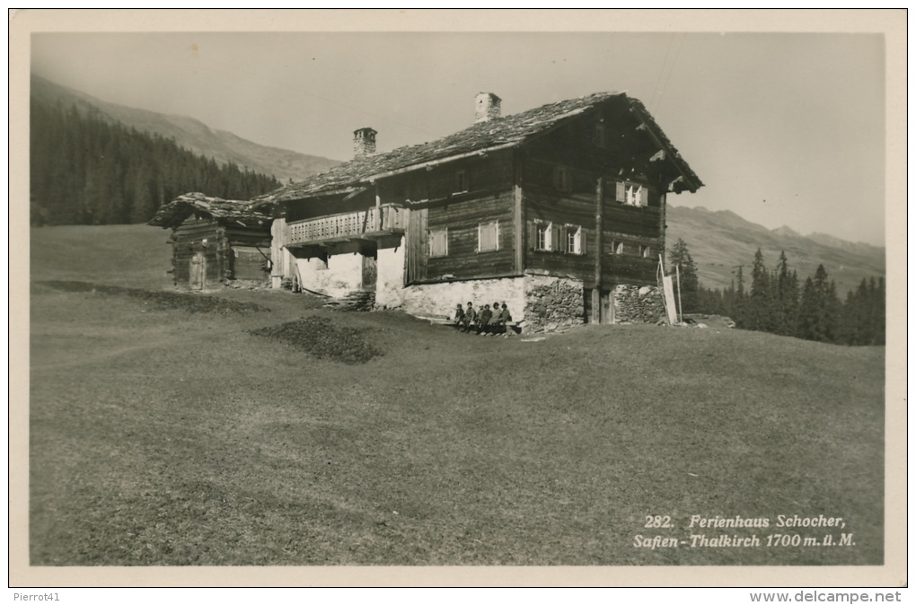 SUISSE - Ferienhaus SCHOCHER - SAFIEN THALKIRCH 1700m - Edit. R. Guler à THUSIS - Safien