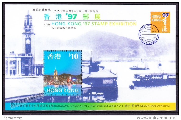 Hong Kong 1997 Yvert BF 50, Philatelic Exposition &acute;97 (IV), Miniature Sheet - MNH - Ongebruikt