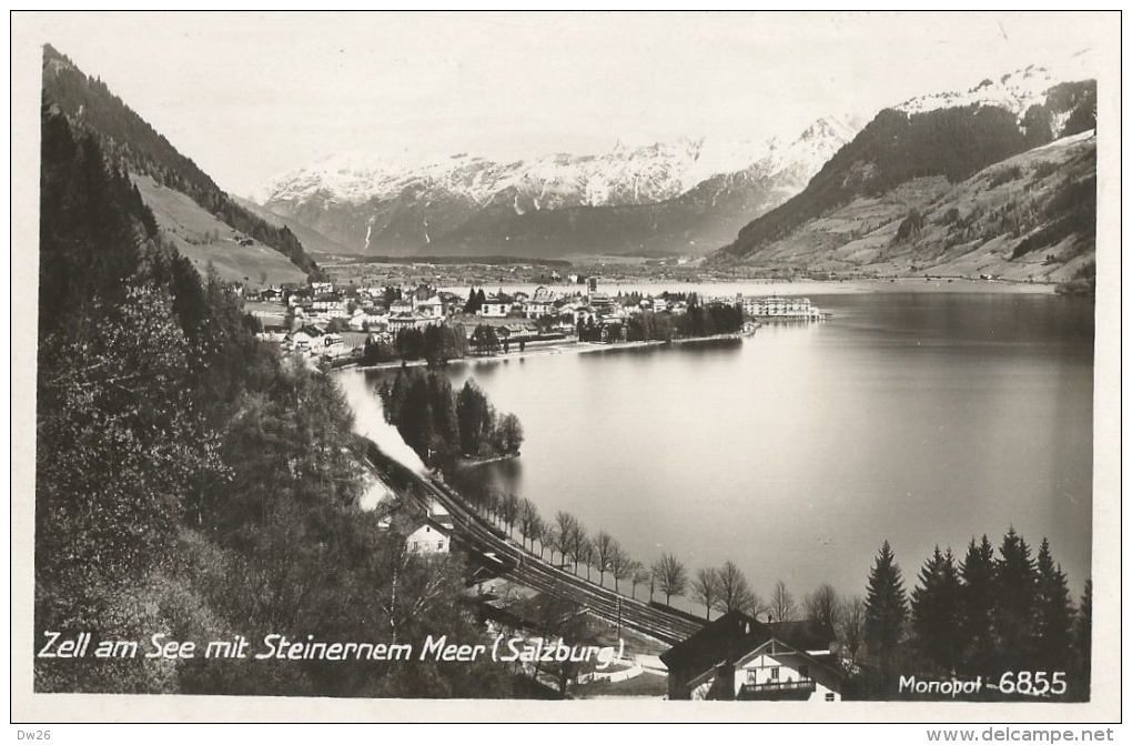 Zell Am See Mit Steinernem Meer (Salzburg) - Carte Monopol Non Circulée - Zell Am See