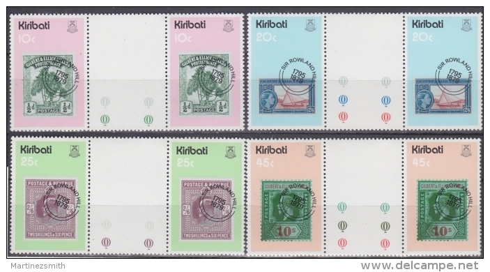 Kiribati 1979 Yvert 17-20, 100th Ann. Death Sir Rowland Hill, MNH - Kiribati (1979-...)