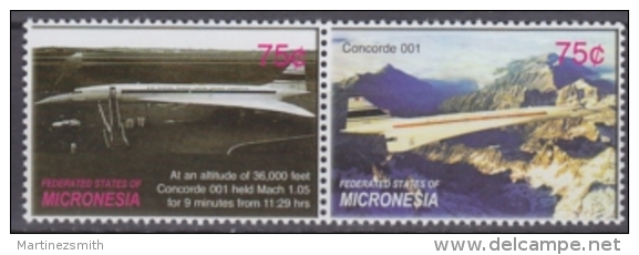 Micronesia 2006 Yvert 1477-78, Aviation, Concorde Airplane- MNH - Micronesia