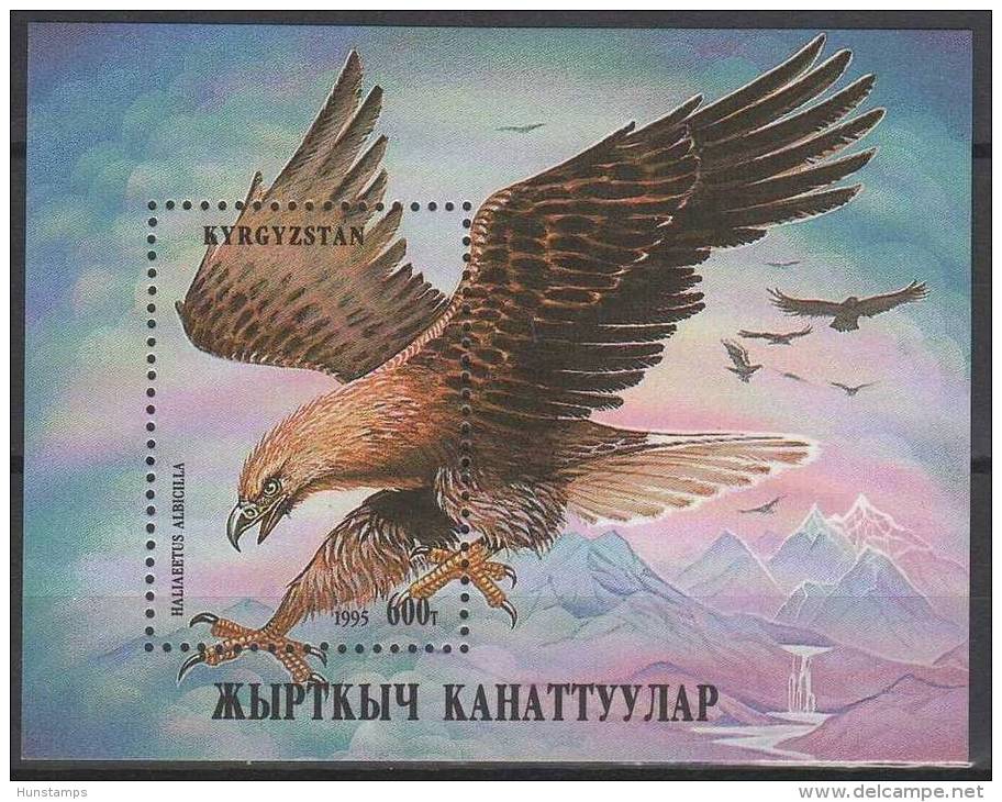 Kyrgyzstan 1995. Animals / Birds Sheet MNH (**) - Kirghizistan