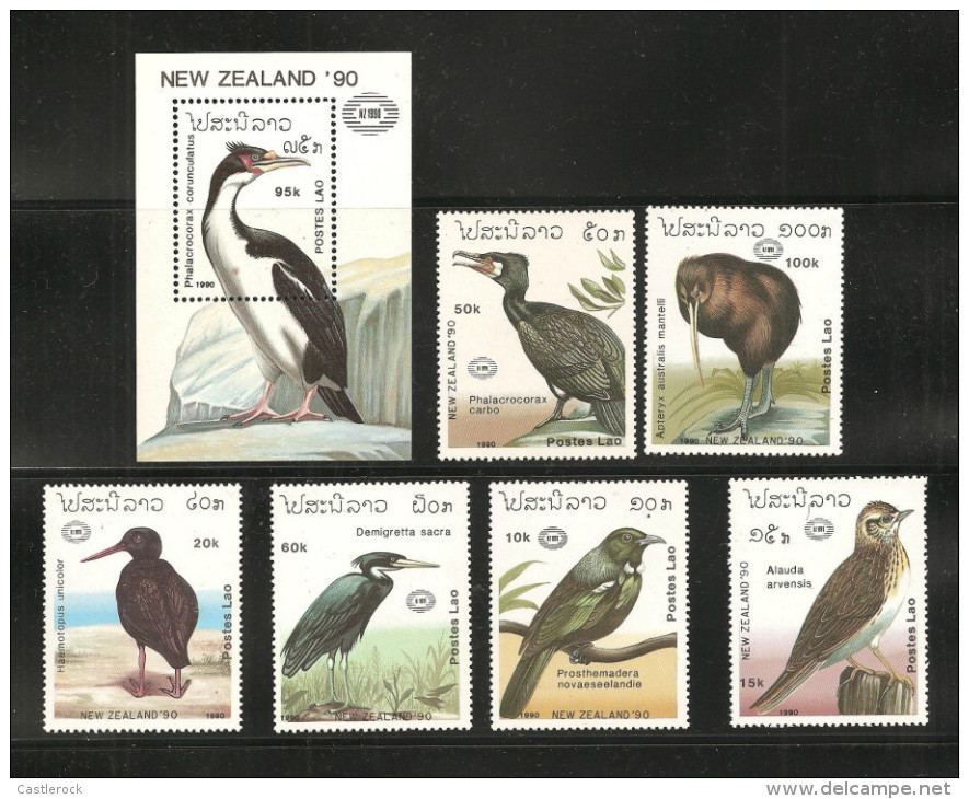 O) 1990 New Zealand, Birds, Souvenir, Set Mnh - Ongebruikt