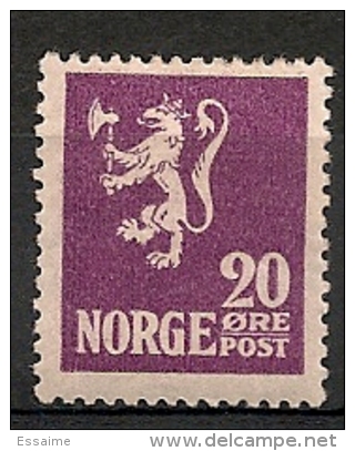 Norvège Norge. 1922. N° 98. Neuf * MH - Usados
