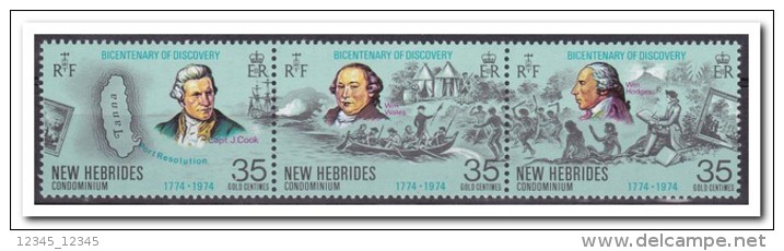 Nieuwe Hebriden 1974 Postfris MNH, Bicentenary Of Discovery - Unused Stamps