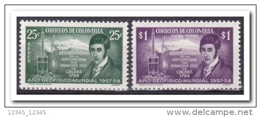 Colombia Postfris MNH, Ano Geofisico Mundial 1957-58 - Colombia