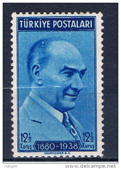 TR Türkei 1939 Mi 1059 Atatürk - Nuovi