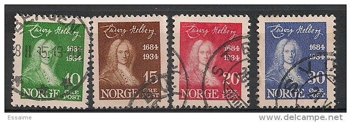 Norvège Norge. 1933. N° 160-163. Oblit. - Usados