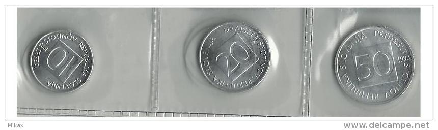 SLOVENIA - 3 Coins - 10, 20, 50 -  1993 - Slovenia