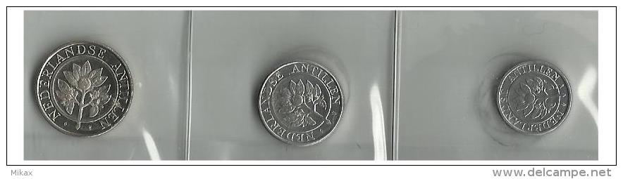 NETHERLANDS ANTILLES - 3 Coins- 1 C, 5 C, 10 C - 1993 - Netherlands Antilles