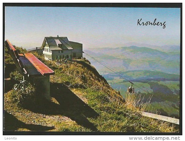 KRONBERG Seilbahn Jakobsbad Alpstein 1979 - Kronberg
