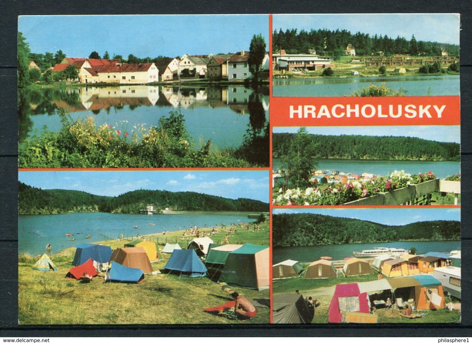 (2656) CSSR / Úlice / Hracholusky Nade Mzi / Talsperre / Mehrbildkarte - Gel. 1982 - Nr. 6 1937 - Tchéquie