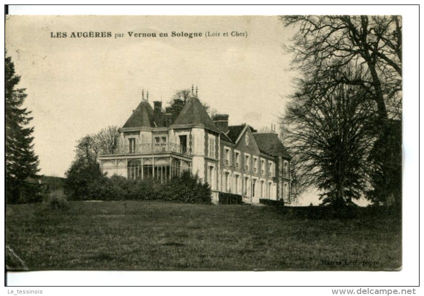 LES AUGERES Par VERNOU En SOLOGNE (41) - Le Château - Other & Unclassified